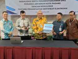 Gandeng BSSN dan BSrE, Perumda Air Minum Padang Percepat Transformasi Digital