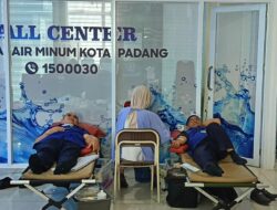 Perumda Air Minum Padang Gelar Aksi Donor Darah