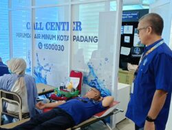 Lewat Donor Darah, Perumda AM Padang Hadir untuk Sesama